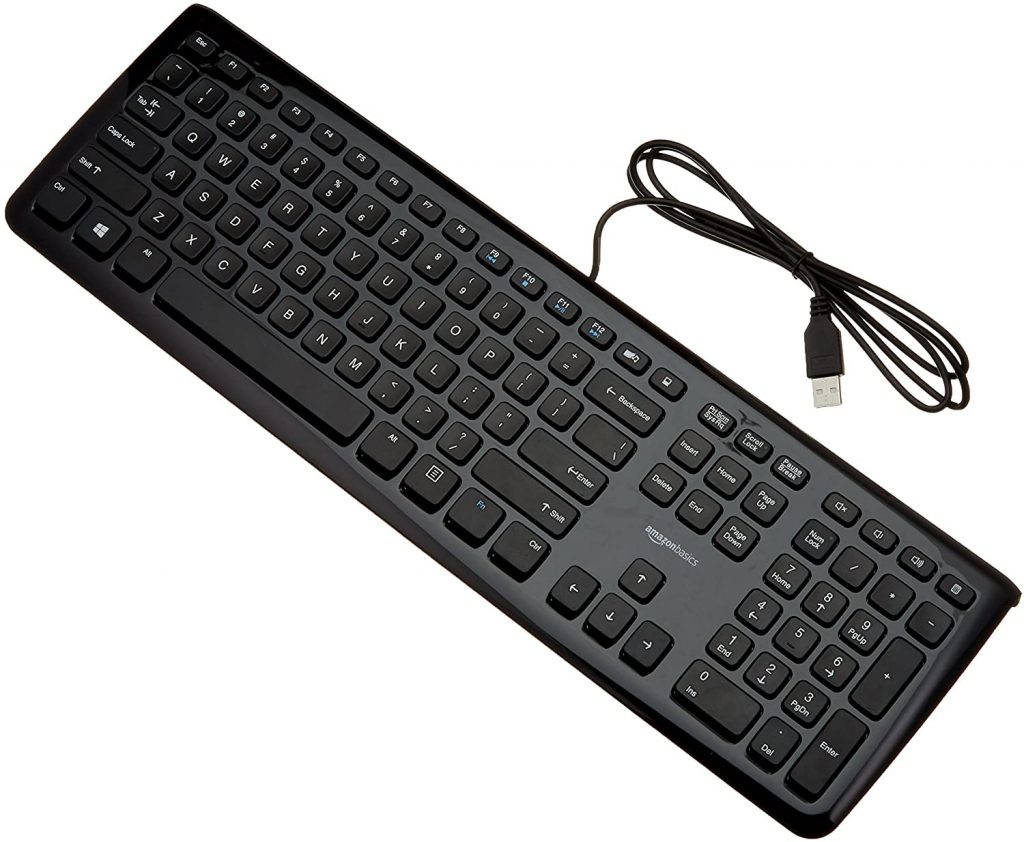 AmazonBasics ku-0833 Multimedia Keyboard
